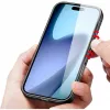 Apsauginis telefono dėklas Nevox StyleShell NYLO, skirtas iPhone 17, 6,3 colio, juodas
