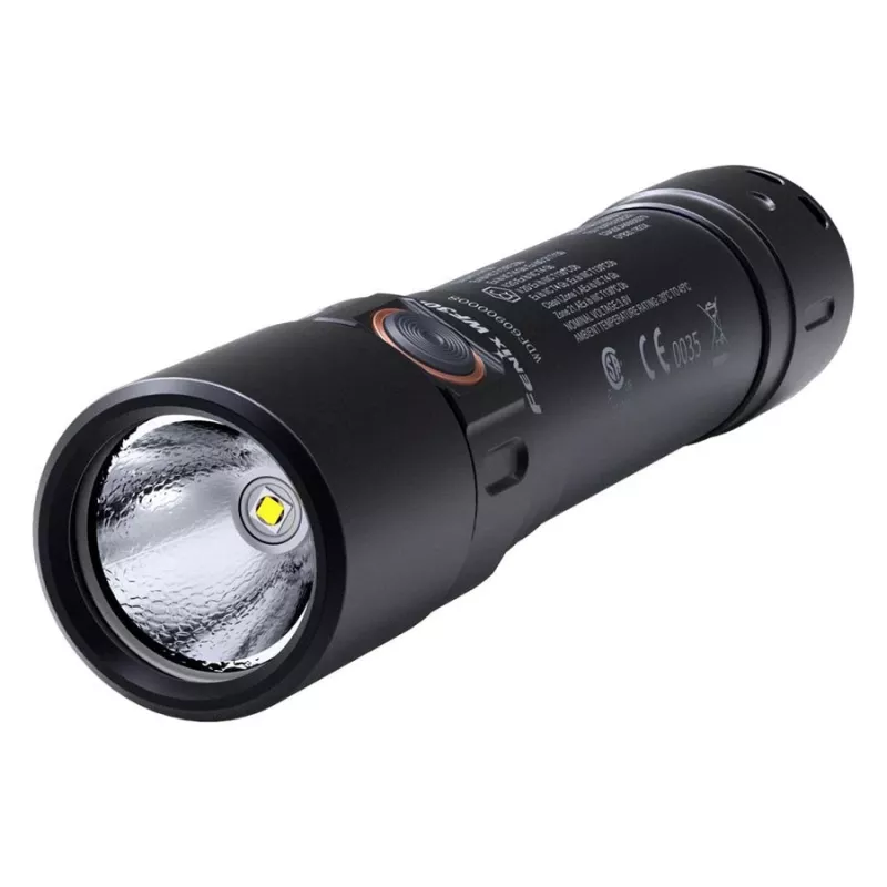 Ant galvos nešiojamas žibintuvėlis Fenix WF30RE, juodas, LED, IP68, 120 val. baterijos veikimo laikas