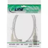 Microconnect USBAB5ANGLED-L USB laidas USB 2.0 5 m USB A USB B Baltas