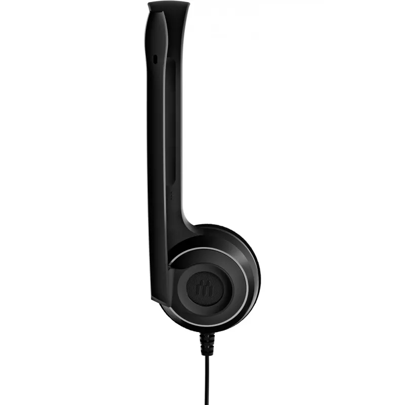 Sennheiser PC 7 USB ausinės su laidu, lankeliu, biurui/skambučių centrui, USB Type-A, juodos spalvos