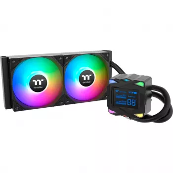 Skysčio aušinimo rinkinys Thermaltake LA240-S ARGB 12 cm juodas