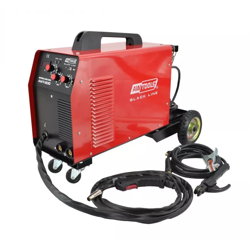 MIG suvirinimo aparatas AWTools SEMI-AUTOMATIC SPEEDLINE AWT-200, 200 A išėjimas