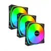 MONTECH AX120 PRO juoda 120mm ARGB 3 vnt. rinkinys