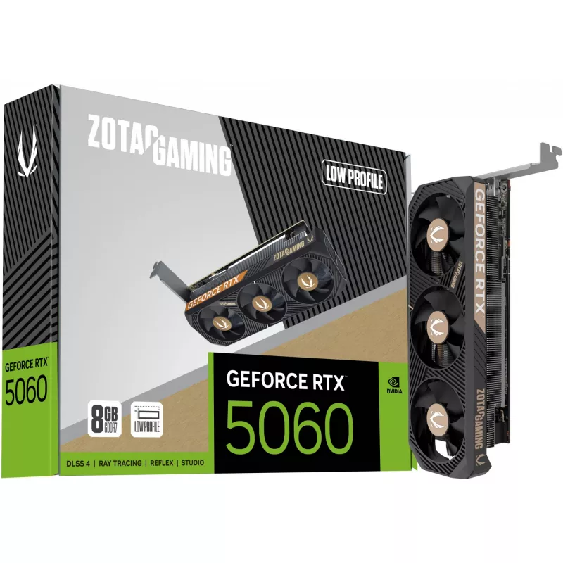 Zotac GAMING GeForce RTX 5060 Low Profile 8 GB GDDR7 vaizdo plokštė