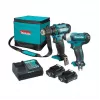 Makita CLX224A akumuliatorinis įrankių rinkinys 12V MAX; 2 x 2.0 Ah