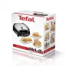 Sumuštinių keptuvas Tefal Break Time SW6148 — 2 sumuštiniams, nuimamos nepridegančios plokštės, laido laikymas, juoda/pilka