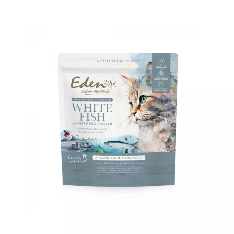 EDEN Balta Fish with Herring Caviar – sausas kačių maistas – 1,5 kg