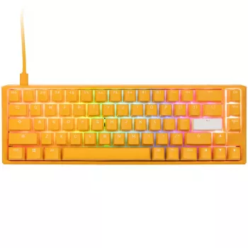 Ducky One 3 Geltona SF klaviatūra, skirta žaidimams, USB, QWERTY, US English