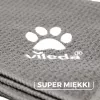 Rankšluostis VILEDA Pet Wipes 172650 450x700 mm, poliesteris, skalbiamas mašinoje, pilkas