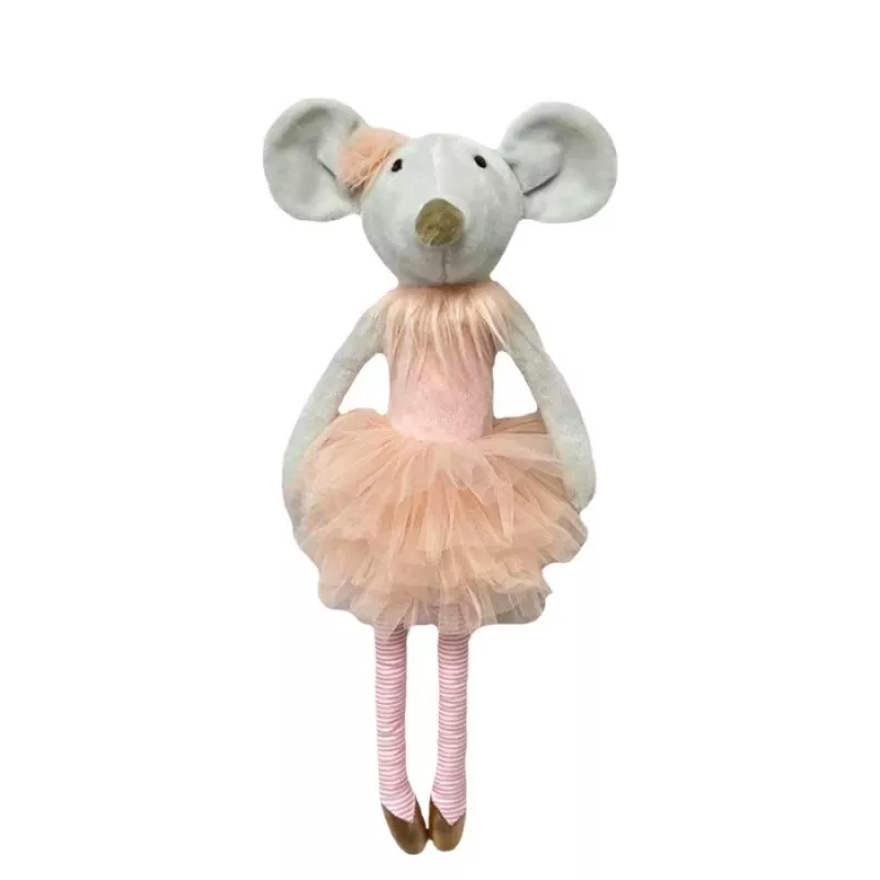 Pliušinis žaislas TULILO Mascot Pola pelė 38 cm – minkštas žaislas, pliušinė pelė 38 cm