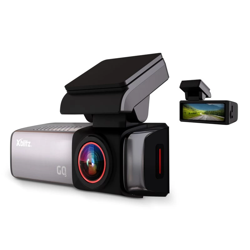 Automobilinis vaizdo registratorius Xblitz GO3 Full HD 2K (2560x1440) 140° IMX335, 60 fps, GPS, 2 colių ekranas, stovėjimo režimas, MicroSD iki 128GB