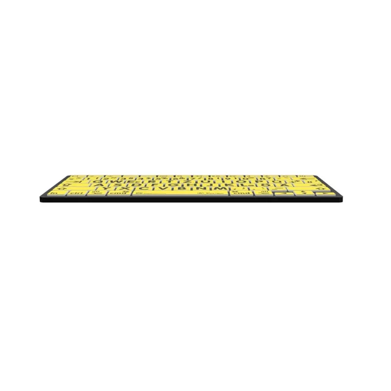 Logickeyboard LKB-LPBY-BTON-DE klaviatūra Bluetooth QWERTZ vokiečių k. juoda - geltona (LKB-LPBY-BTON-DE)
