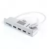 Nešiojamojo kompiuterio dokas / prievadų daugintuvas Satechi ST-UCICHS USB 3.2 Gen 1 Type-C, USB-A prievadai, SD/MicroSD, sidabrinis