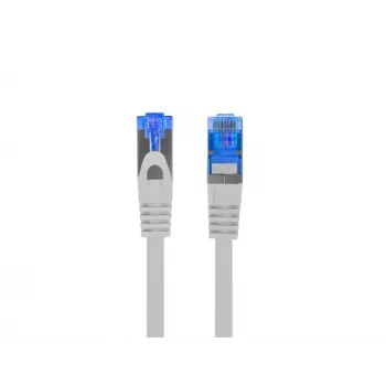 Tinklo kabelis LANBERG PCF6A-10CC-1500-S Cat6a S/FTP, 15 m, RJ-45, pilka