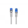 Tinklo kabelis LANBERG PCF6A-10CC-1500-S Cat6a S/FTP, 15 m, RJ-45, pilka