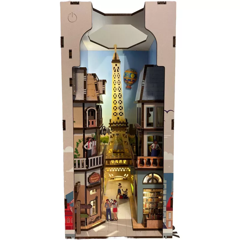 Dėlionės rinkinys REVELL Tiny Adventures „Paris“ — miniatiūrinis popierinis modelis, kūrybinis pomėgis