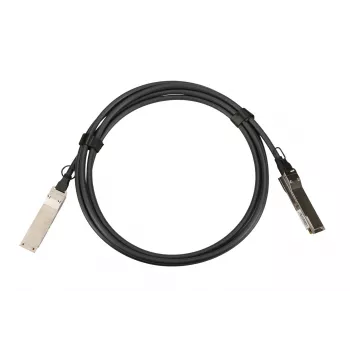 Extralink QSFP+ DAC kabelis 40Gbps 3m 30AWG Vyriškas/Vyriškas