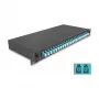 Šviesolaidžių sujungimo dėžutė DeLOCK 67010 Juoda Metalas 482x220x44mm