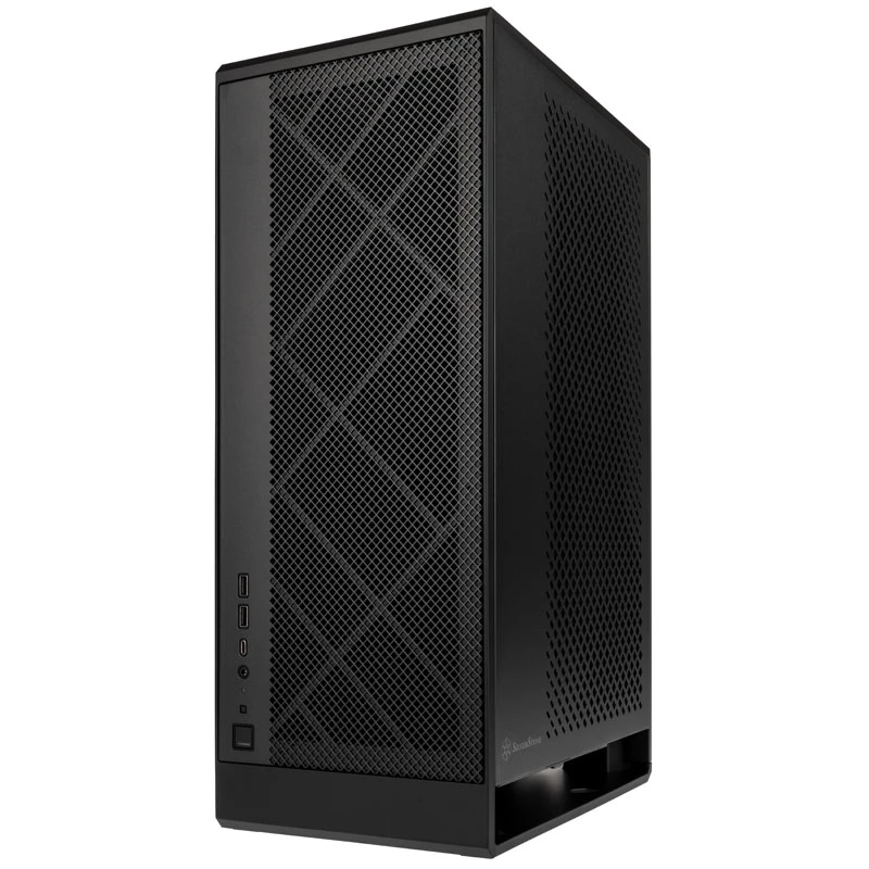 SidabrinėStone ALTA G1M - microATX Tower - micro ATX - be maitinimo bloko (SFX12V/SFX-L12V) - juoda - USB/garso