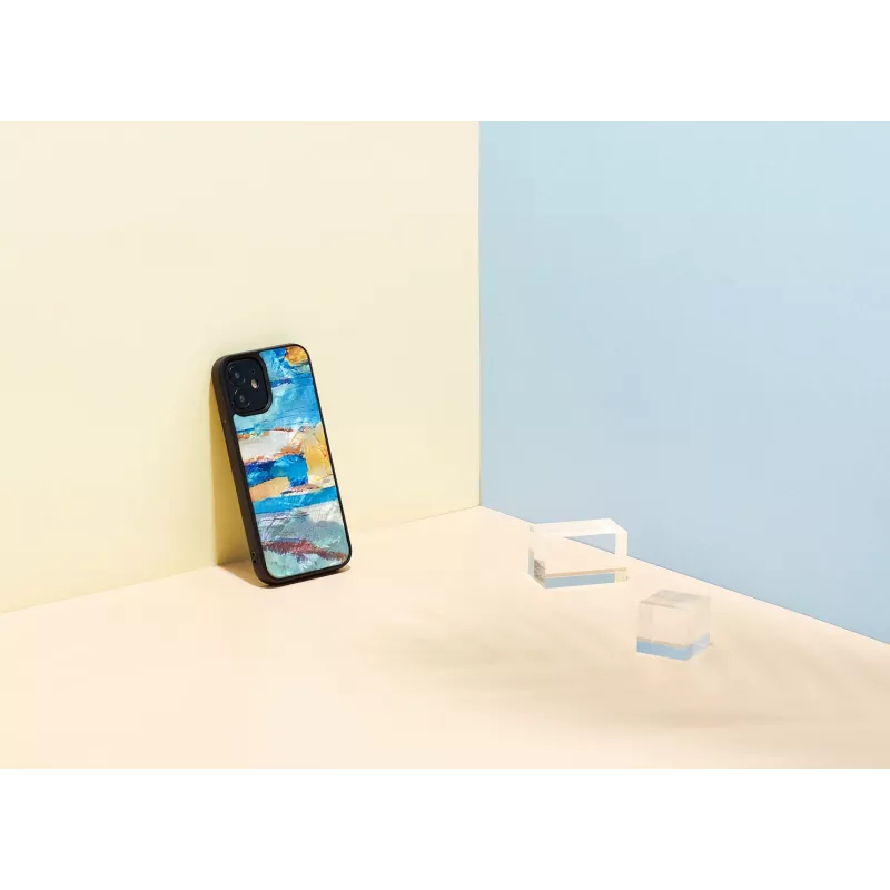 Apsauginis dėklas iKins, skirtas Apple iPhone 12 mini — dangaus mėlynumo