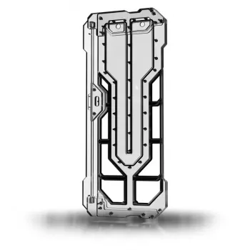 Singularity Spectre 4 Aevum Elite akrilo kompiuterio korpusas — permatomas / akcentinės juodos spalvos