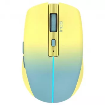 Cian Technology GmbH INCA pelė IWM-511RS Blt+Wrls RGB pagrindinė spalva Geltona