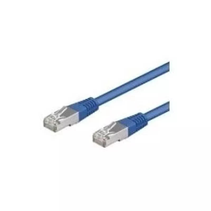 Wentronic Goobay CAT 5e komutacinis kabelis, SF/UTP, mėlynas, 3 m - CCA vario mišinys (68056)