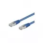 Wentronic Goobay CAT 5e komutacinis kabelis, SF/UTP, mėlynas, 3 m - CCA vario mišinys (68056)