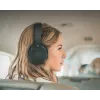 Ausinės muse M-295 ANC — belaidės antausinės, Bluetooth ir USB-C, 20–20 000 Hz, 260 g, pilkos