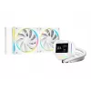 DeepCool LM240 WH procesoriaus skysčio aušinimo sistema 12 cm Balta 1 vnt.