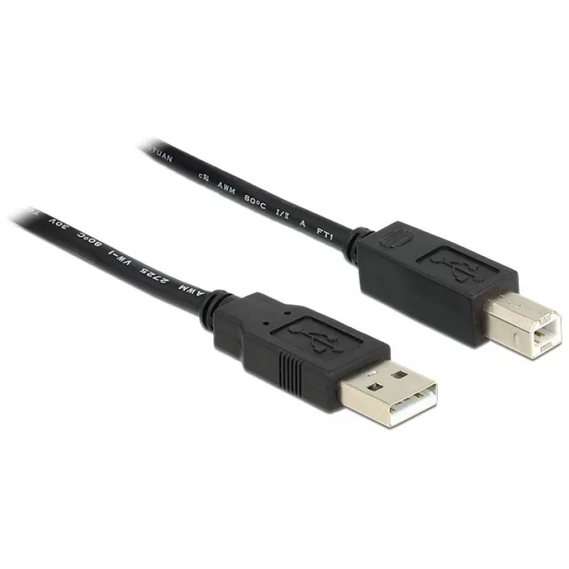 USB laidas DeLOCK 20 m USB2.0-A – USB2.0-B 83557