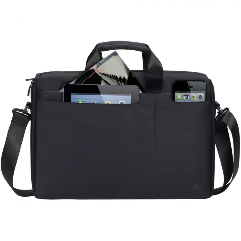 Messenger case Rivacase Biscayne 39.6 cm (15.6 inch) Juoda