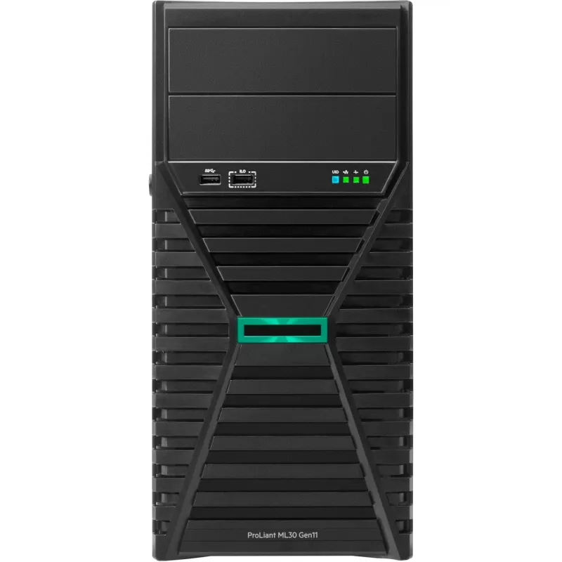 HPE ProLiant ML30 Gen11 E-2434 3,4 GHz 4c 1P 32GB-U 4LFF 2x960GB SSD 800W RPS EU Server