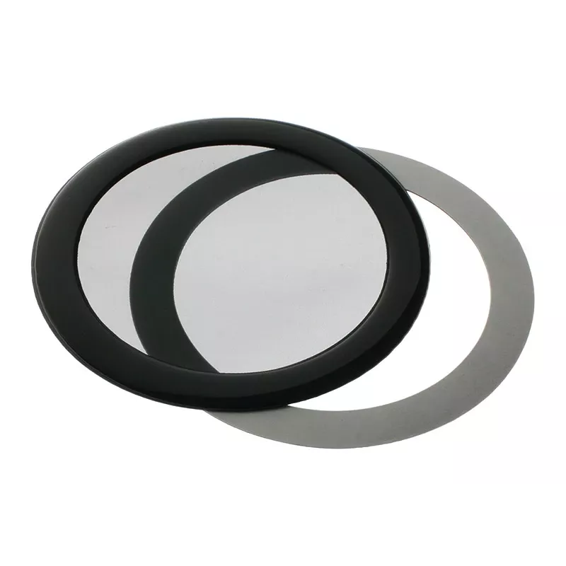 Dulkių filtras DEMCiflex DF0015 kompiuterių korpusams, apvalus 109 mm (juodas)