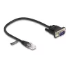 Tinklo kabelis DeLOCK 88008 juodas 0,3 m RJ-45