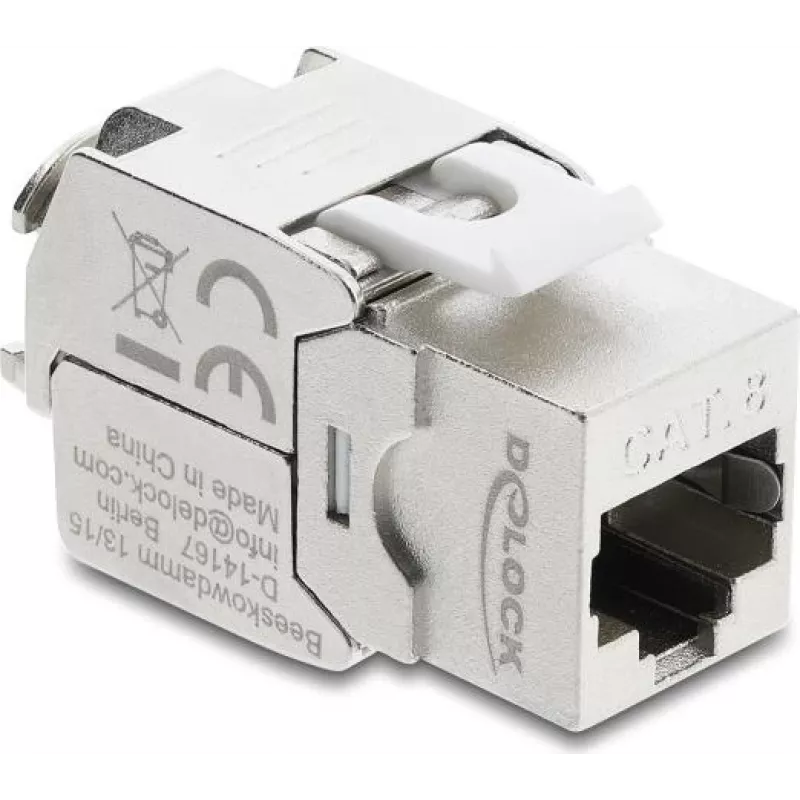 Keystone RJ45 lizdas prie LSA Delock 90715 Cat.8.1 ekranuotas, be įrankių