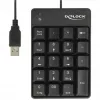 Skaitmeninė klaviatūra DeLOCK 12481 universali USB juoda