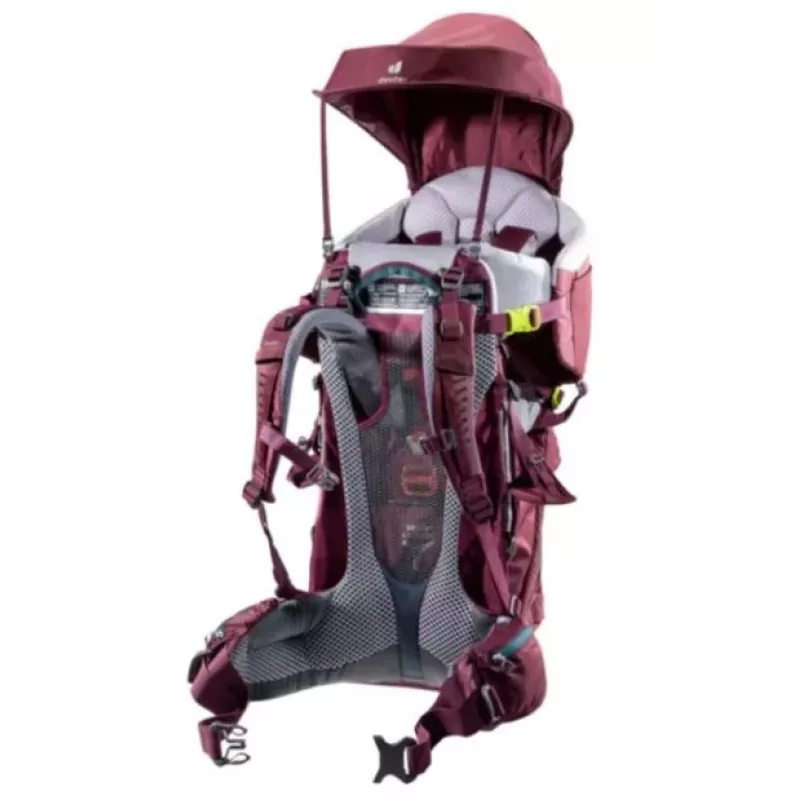 Deuter Kid Comfort kūdikio nešiojimo kuprinė, poliamidas, raudona