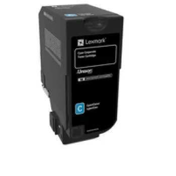tonerio kasetė Lexmark 74C20CE 2500 puslapių Žydra