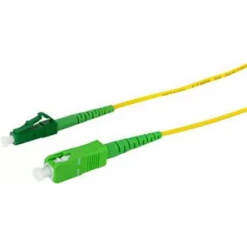 Logilink Professional - Patch-Cable - SC/APC vienmodis (M) į LC/APC vienmodis (M) - 3 m - 2 mm - Skaidulinė optika - Simplex - 9/125 mikrometrai - G.657.A2/OS2 - Be halogenų - Geltona