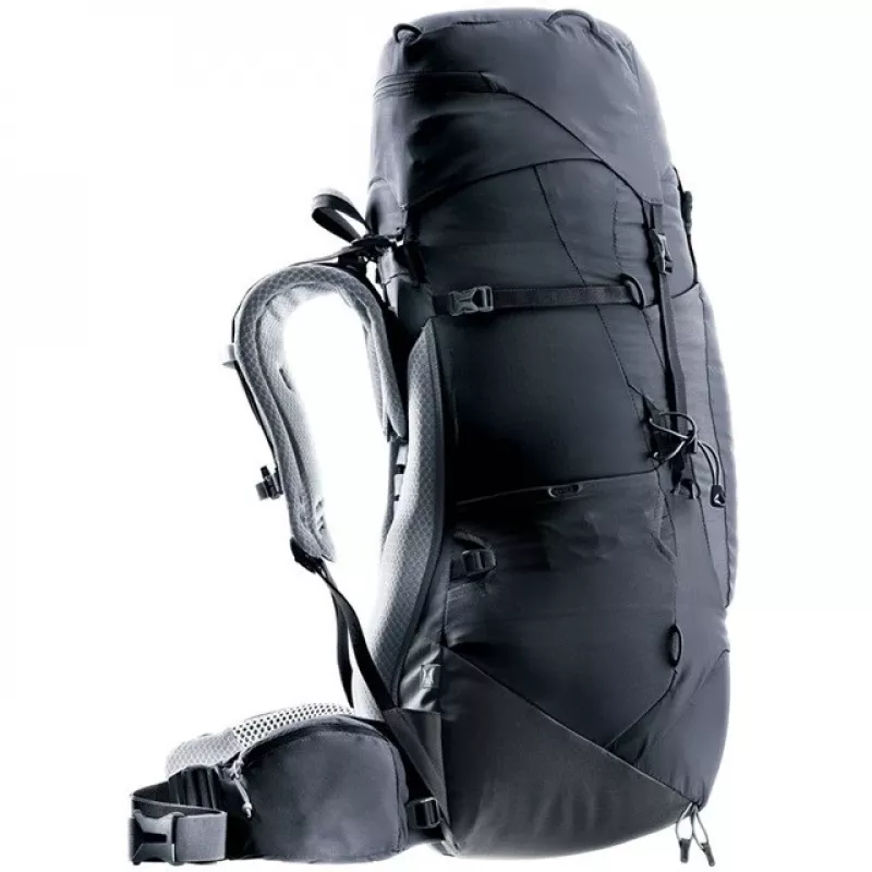 Deuter Aircontact Lite 45+10 SL moteriškas žygių kuprinė, juoda