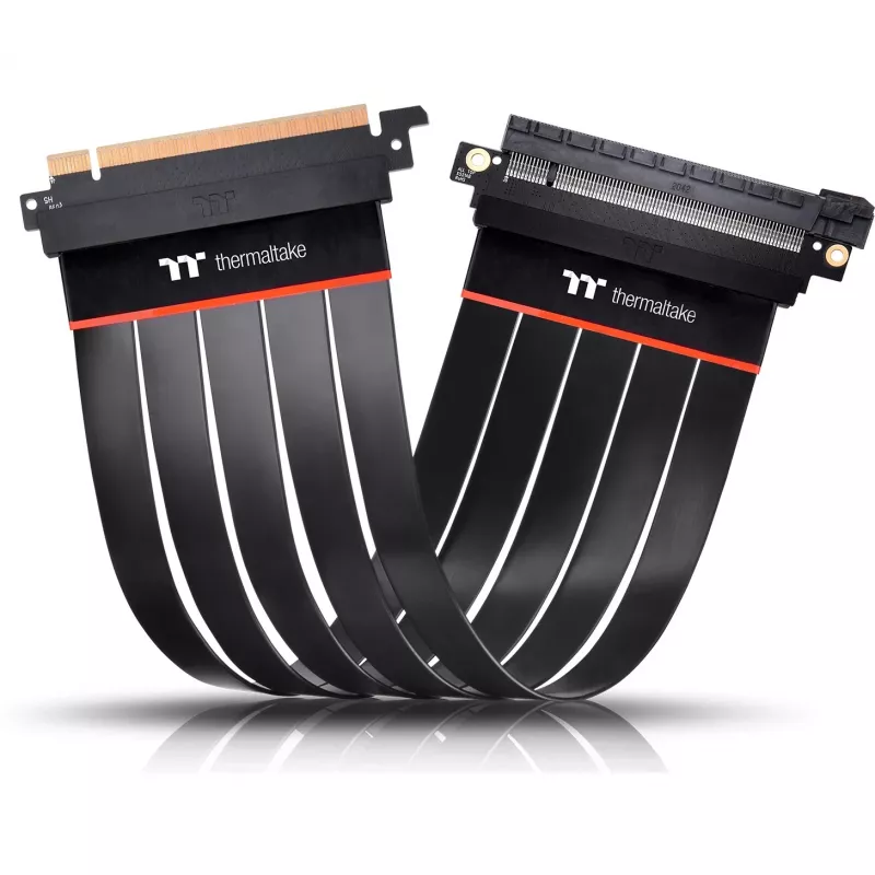 “Thermaltake” vidinis PCI-E maitinimo kabelis AC-058-CO1OTN-C1, PCI-E x16 (Gen4), 0,3 m, juodas