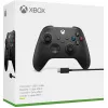 Microsoft Xbox belaidis valdiklis + USB-C laidas juodas žaidimų pultas analoginis / skaitmeninis PC, Xbox One, Xbox One S, Xbox One X, Xbox Series S, Xbox Series X
