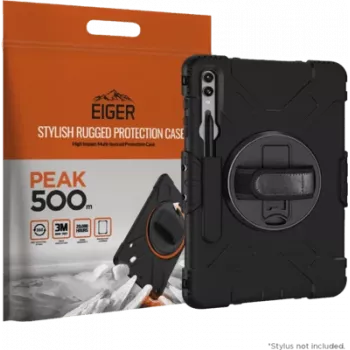 Eiger Peak 500m dėklas Galaxy Tab S9+ juodas - Planšetė (EGPE00164)