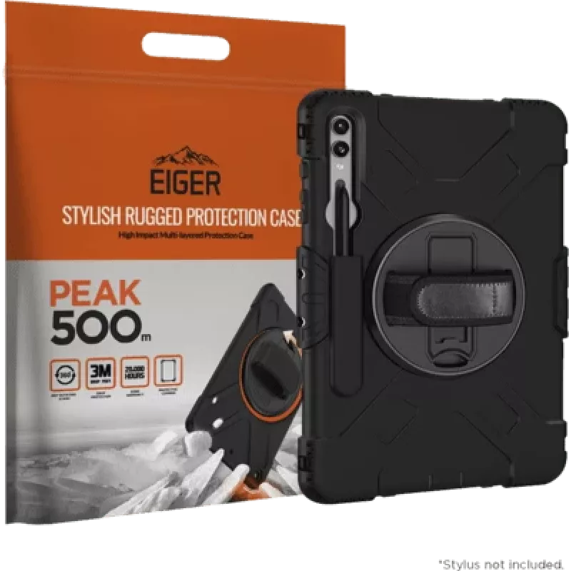 Eiger Peak 500m dėklas Galaxy Tab S9+ juodas - Planšetė (EGPE00164)