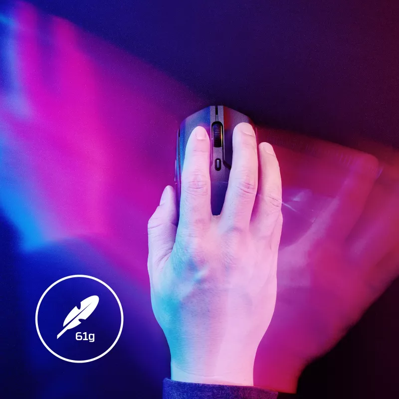 HyperX Pulsefire Haste 2 – belaidė žaidimų pelė (juoda)