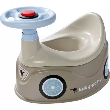 Baby-Potty pilkas, puodukas pilkas/mėlynas