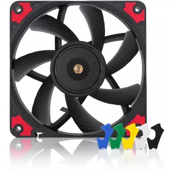 120 mm Noctua NF-A12x15 PWM plonas korpuso ventiliatorius, 15 mm storis, 12 V, PWM, 450–1850 RPM, 94.2 m³/h, 23.9 dB, SSO guolis