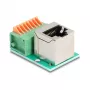 DeLOCK 90653 jungčių adapteris RJ45 8 kontaktų gnybtų blokas Žalias Sidabrinis