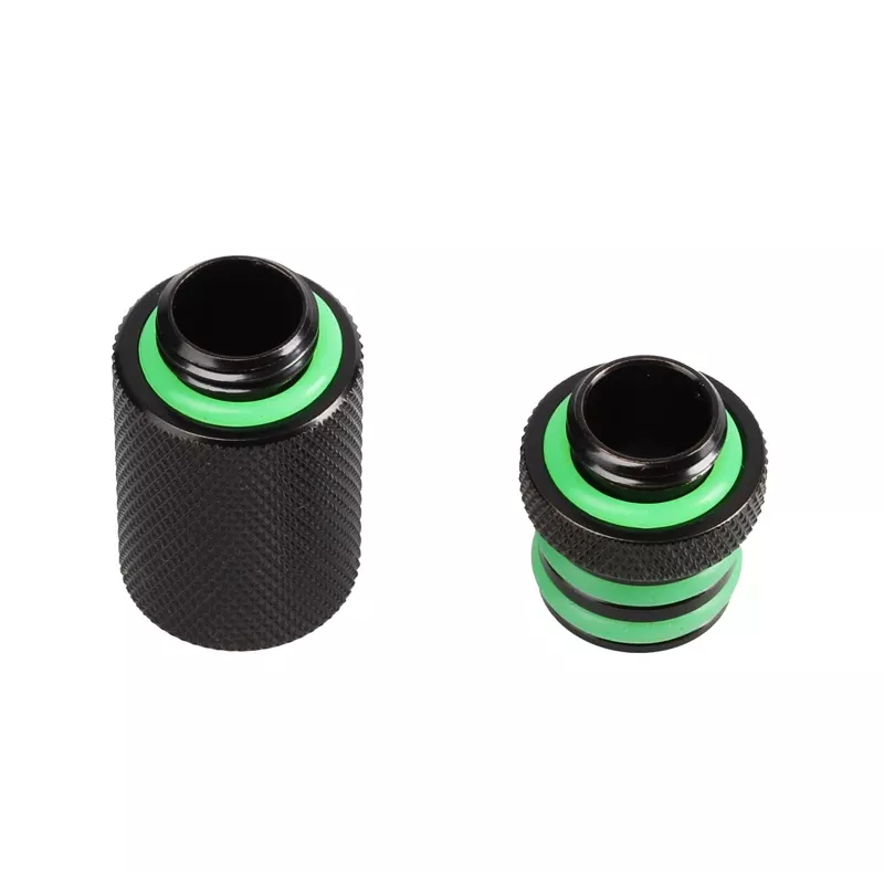 Bitspower Direct-Connect Set tiesus G1/4 colio AG - ypač ilgas, juodas
